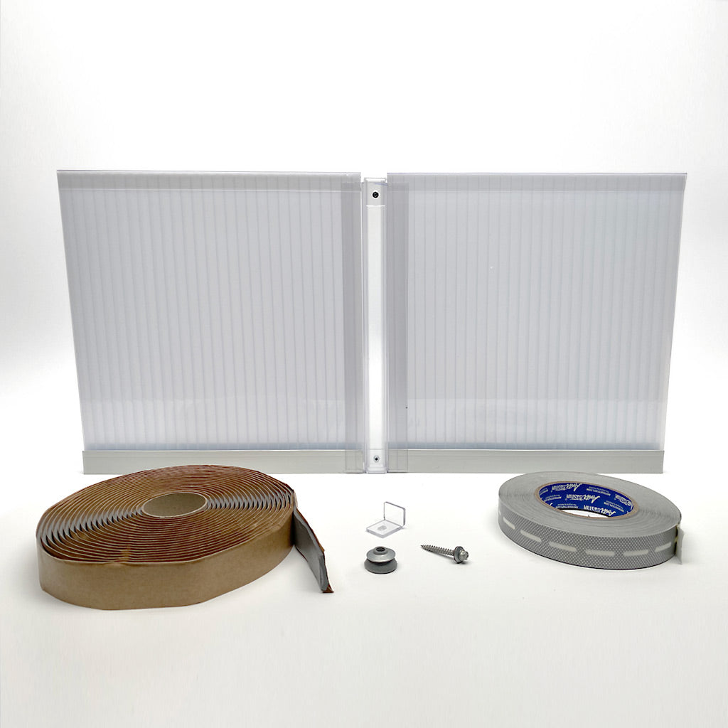 Polycarbonate Multiwall Panels and Systems - 10MM thickness C/W Aluminum or PC Profiles