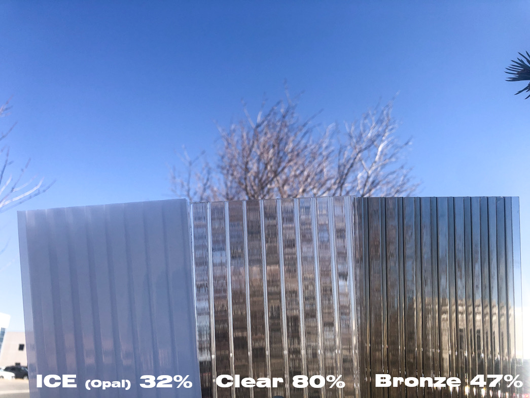 Polycarbonate Multiwall Panels and Systems - 16MM thickness C/W Aluminum or PC Profiles
