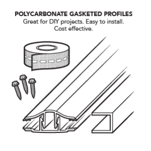 Polycarbonate Multiwall Panels and Systems - 10MM thickness C/W Aluminum or PC Profiles